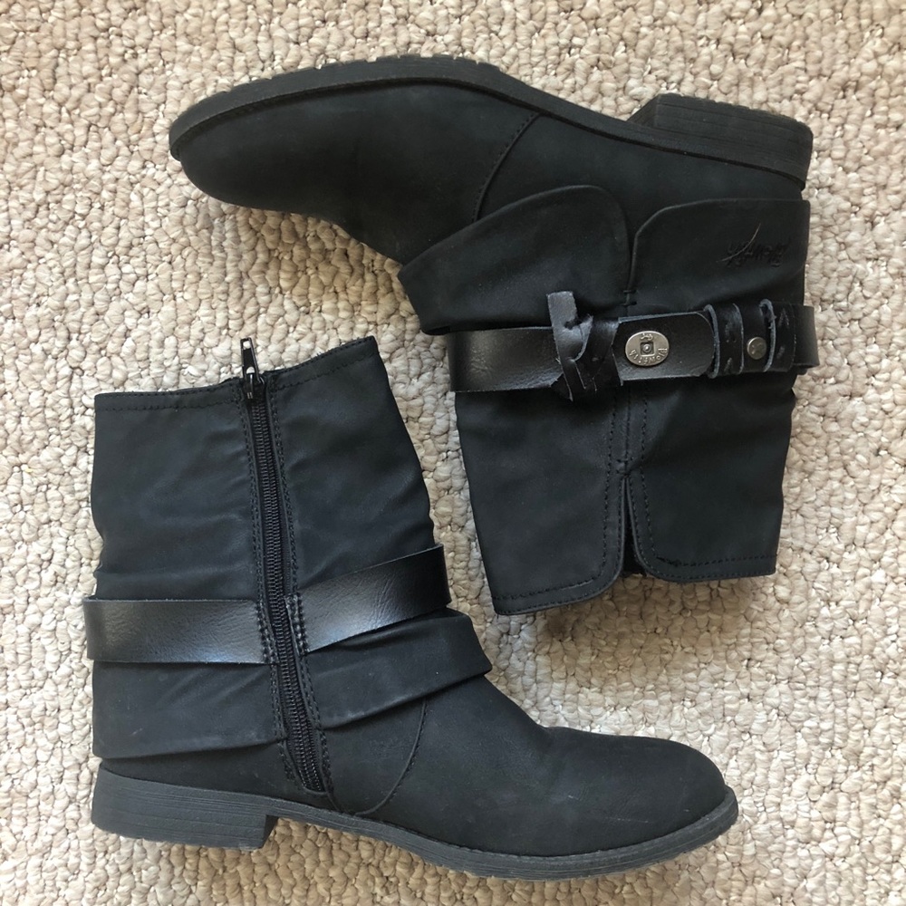Blowfish Moto Booties, Worn Once!